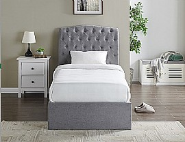 Fabric Ottoman Storage Bedframe in 3 colours LLRos61